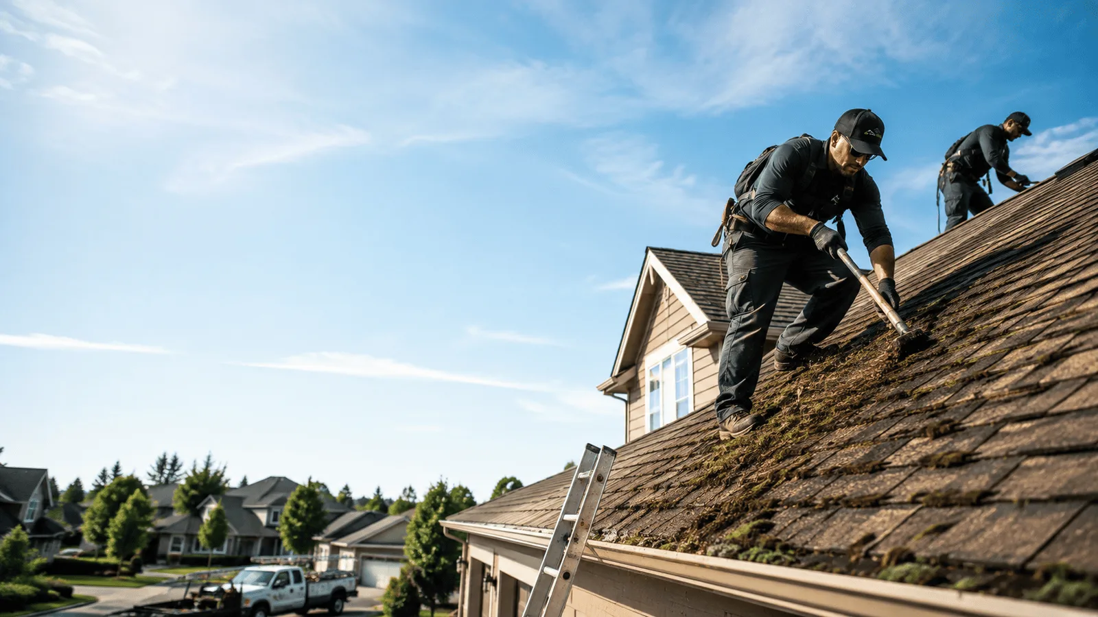 Roof Moss Removal in Little Chute, WI near me